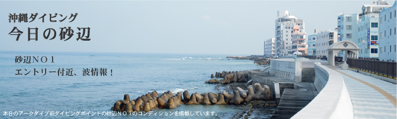沖縄ダイビングポイント・今日の砂辺